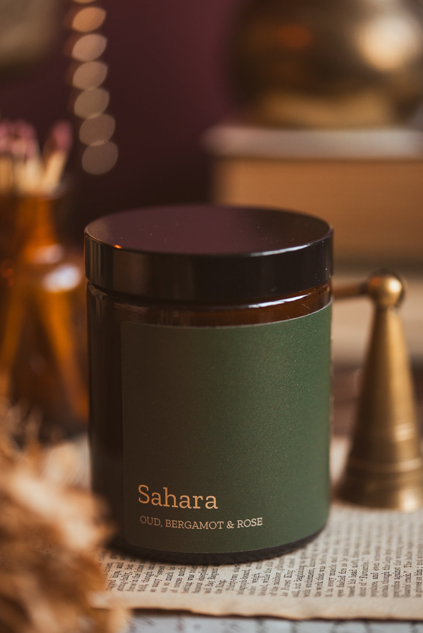 Sahara Luxury Perfume Inspired Soy Candle - COSYPLACE CANDLES