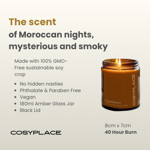 CASABLANCA - Neroli & Orange Blossom Toxin Free Scented Soy Candle