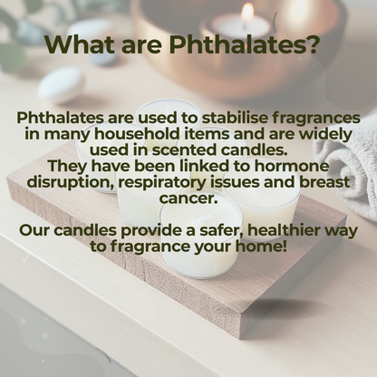Natural Soy Wax Scented Tealights - Phthalate Free