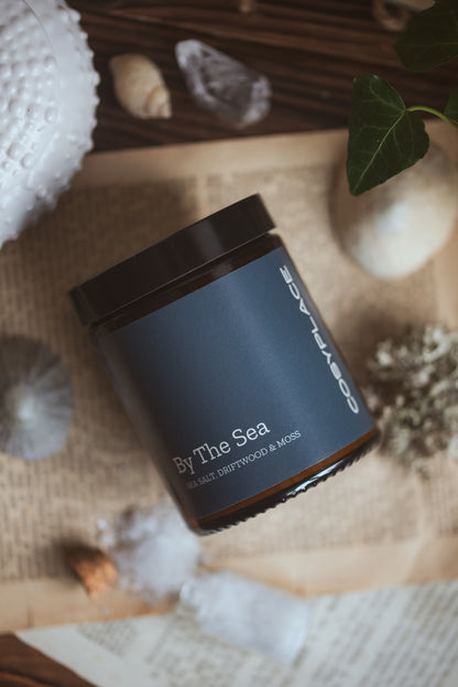 BY THE SEA - Coastal Sea Salt & Driftwood  Phthalate Free Soy Candle