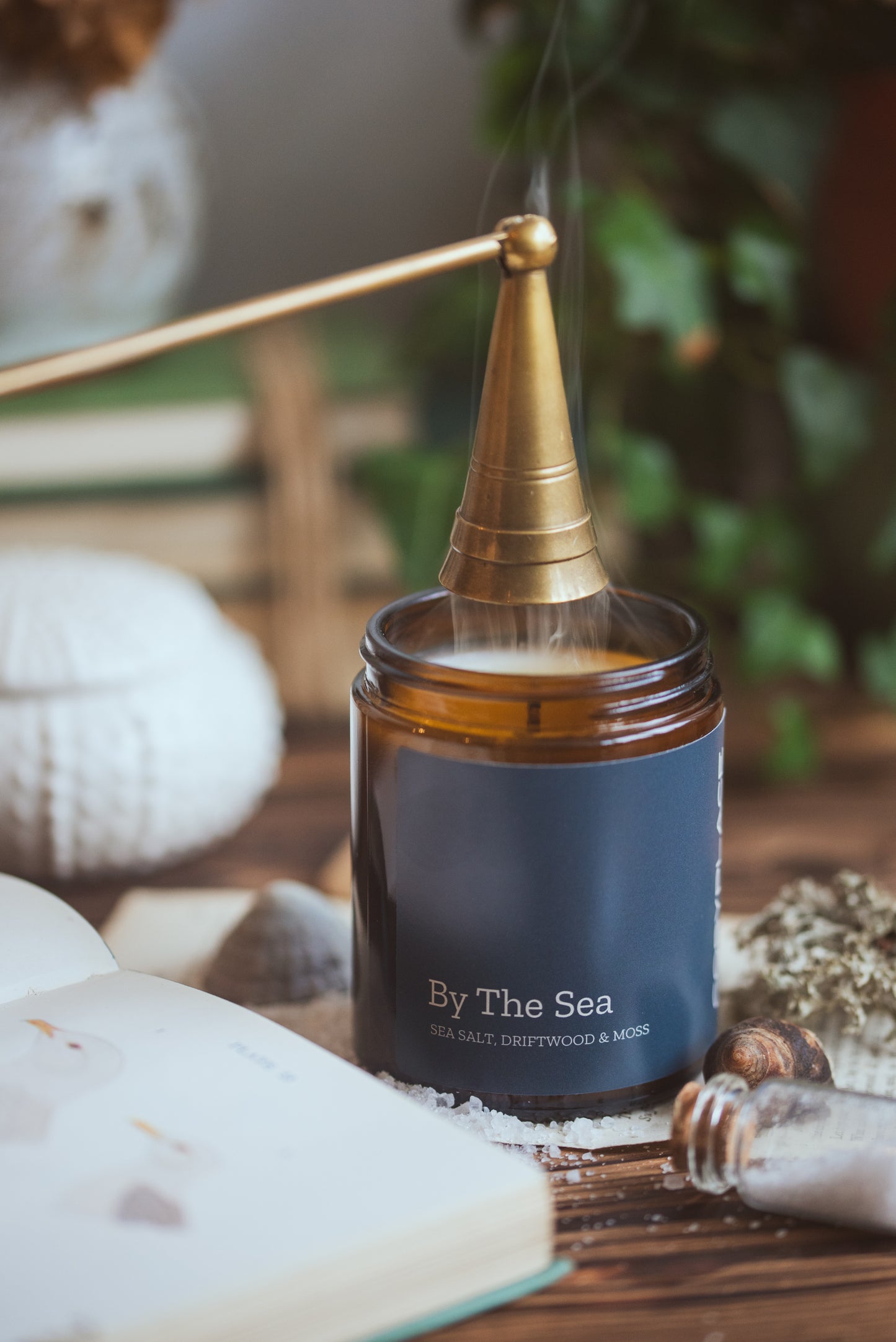BY THE SEA - Coastal Sea Salt & Driftwood  Phthalate Free Soy Candle