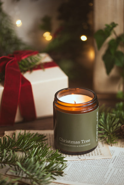 CHRISTMAS TREE - Nordic Spruce and Cedarwood scented Soy Candle