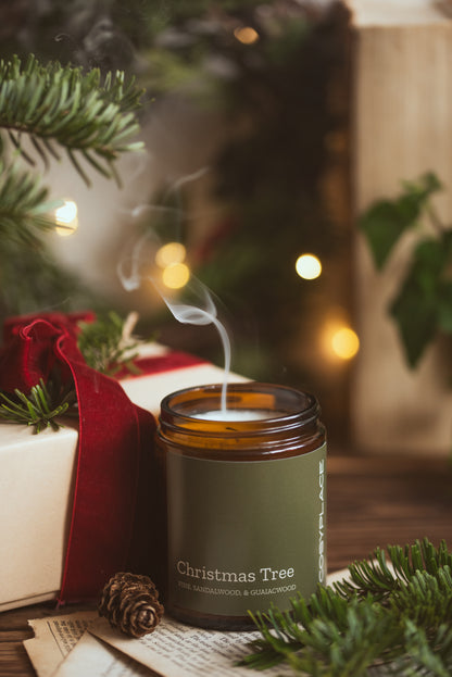 CHRISTMAS TREE - Nordic Spruce and Cedarwood scented Soy Candle