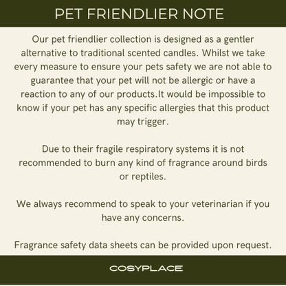 CHRISTMAS TREE - Nordic Spruce and Cedarwood Pet Friendlier Scented Soy Candle - COSYPLACE CANDLES