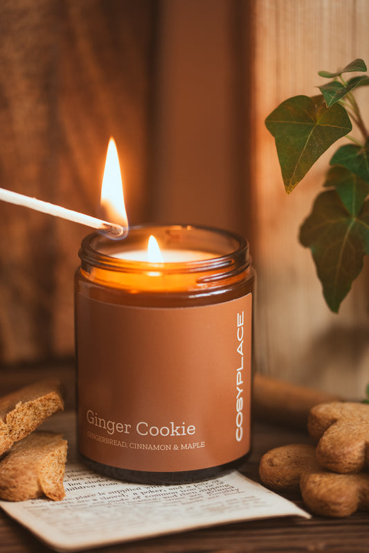 GINGER COOKIE - Gingerbread Toxin Free Scented Soy Candle