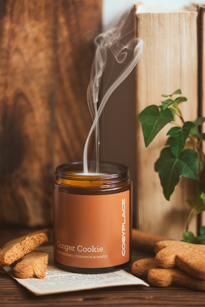 GINGER COOKIE - Gingerbread Toxin Free Scented Soy Candle
