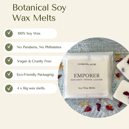 Luxury Handmade Botanical Soy Wax Melts - COSYPLACE CANDLES