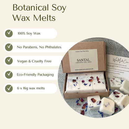 Luxury Botanical Soy Wax Melts Gift Set - COSYPLACE CANDLES