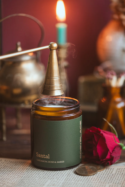 Santal Perfume Inspired Luxury Soy Candle - COSYPLACE CANDLES
