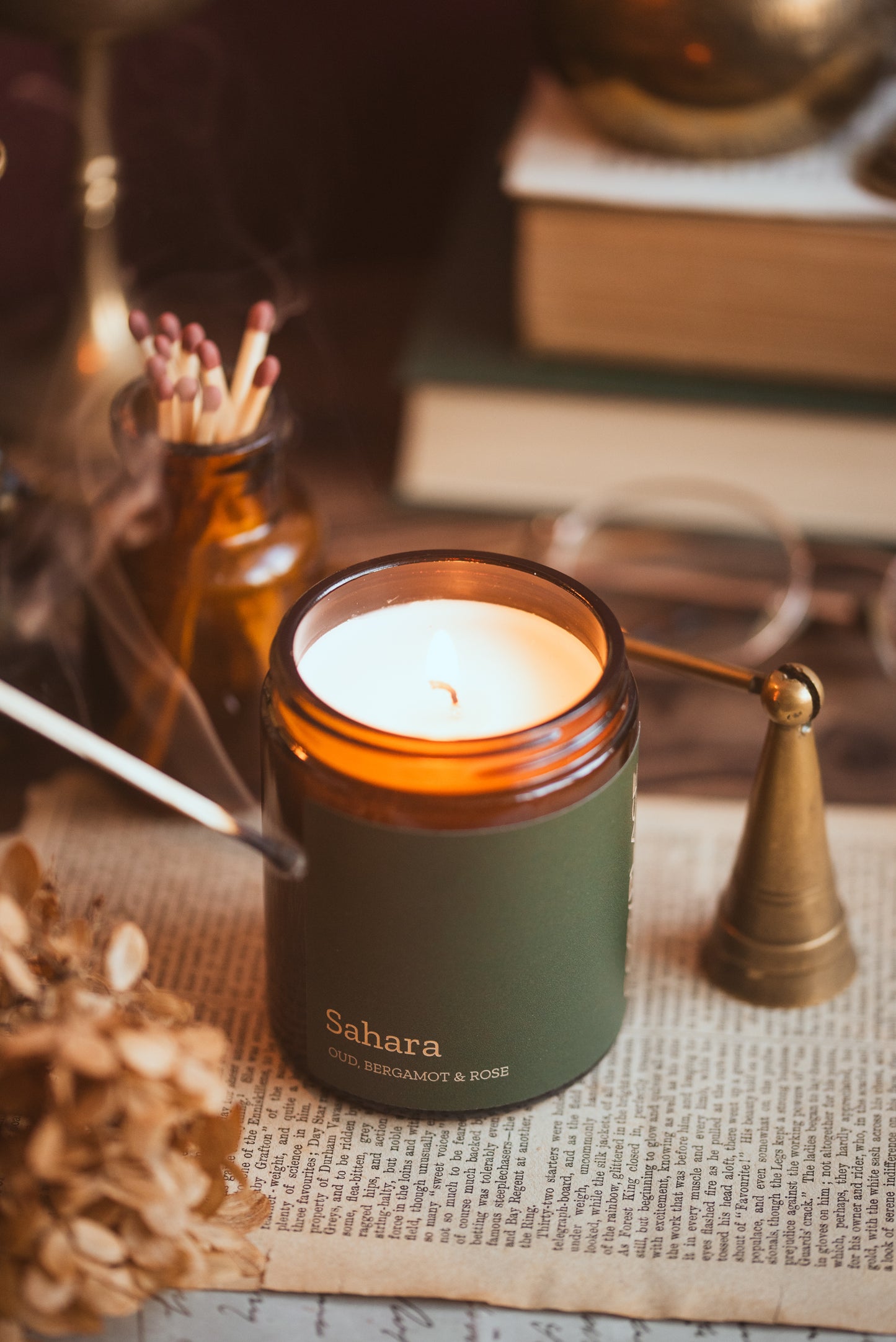 Sahara Luxury Perfume Inspired Soy Candle - COSYPLACE CANDLES