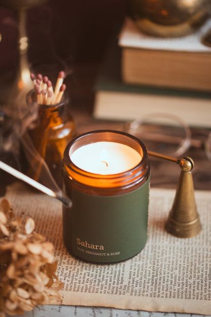 Sahara Luxury Perfume Inspired Soy Candle - COSYPLACE CANDLES