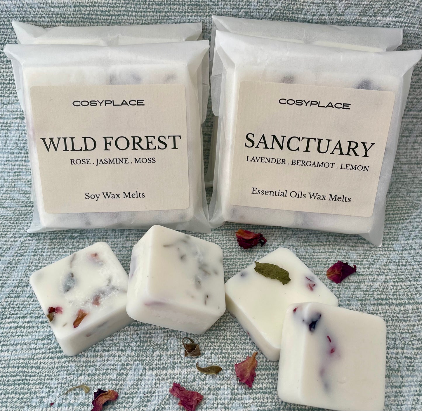 Luxury Handmade Botanical Soy Wax Melts - COSYPLACE CANDLES